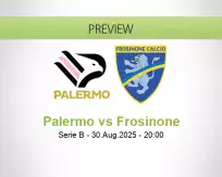 Palermo Frosinone betting prediction (30 August 2025)