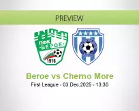 Beroe Cherno More betting prediction (03 December 2025)