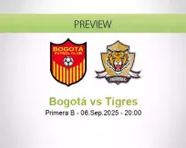 Bogotá Tigres betting prediction (07 September 2025)