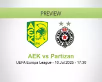 AEK Partizan betting prediction (10 July 2025)