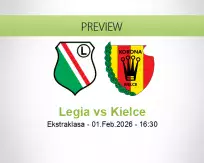 Legia Kielce betting prediction (01 February 2026)