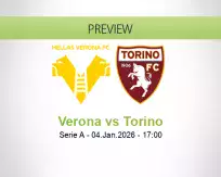 Verona Torino betting prediction (04 January 2026)