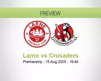 Larne Crusaders betting prediction (15 August 2025)