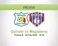 Quindío Magdalena betting prediction (28 February 2026)