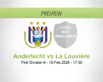 Anderlecht La Louvière betting prediction (15 February 2026)
