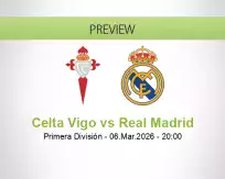 Celta Vigo Real Madrid betting prediction (06 March 2026)