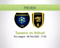 Taawon Ittihad betting prediction (06 February 2025)