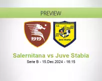 Salernitana Juve Stabia betting prediction (15 December 2024)