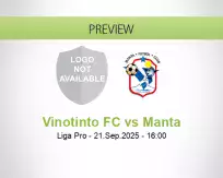 Vinotinto FC Manta betting prediction (21 September 2025)