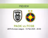 PAOK FCSB betting prediction (13 February 2025)