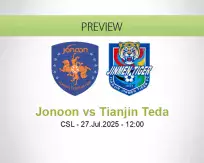 Jonoon Tianjin Teda betting prediction (27 July 2025)