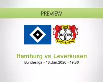 Hamburg Leverkusen betting prediction (13 January 2026)
