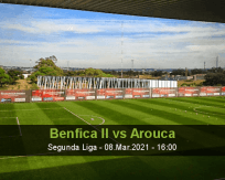 Benfica II Arouca betting prediction (09 March 2021)