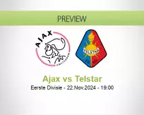 Ajax Telstar betting prediction (23 November 2024)