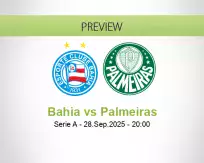 Bahia Palmeiras betting prediction (29 September 2025)