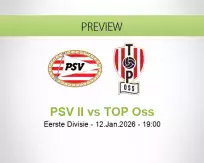PSV II TOP Oss betting prediction (12 January 2026)