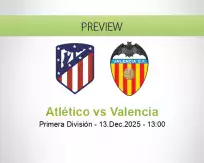 Atlético vs Valencia
