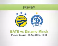 BATE Dinamo Minsk betting prediction (30 August 2025)