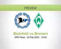 Bielefeld Bremen betting prediction (25 February 2025)