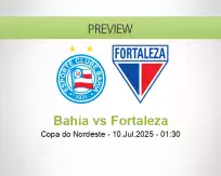 Bahia Fortaleza betting prediction (10 July 2025)