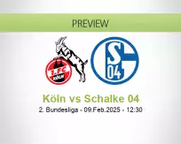 Köln Schalke 04 betting prediction (09 February 2025)