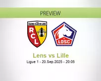 Lens Lille betting prediction (20 September 2025)