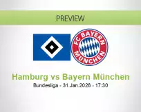 Hamburg vs Bayern München