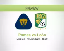 Pumas León betting prediction (18 January 2026)