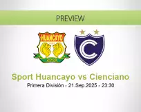 Sport Huancayo Cienciano betting prediction (22 September 2025)