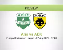 Aris AEK betting prediction (07 August 2025)