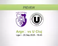 Argeș U Cluj betting prediction (20 September 2025)