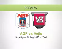 AGF Vejle betting prediction (24 August 2025)