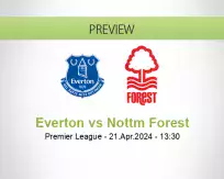 Everton Nottm Forest betting prediction (21 April 2024)