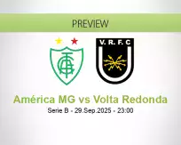 América MG Volta Redonda betting prediction (30 September 2025)