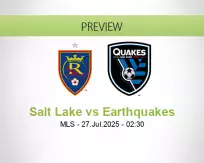 Salt Lake Earthquakes betting prediction (27 July 2025)
