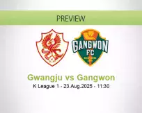 Gwangju Gangwon betting prediction (23 August 2025)