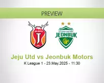Jeju Utd vs Jeonbuk Motors