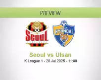 Seoul Ulsan betting prediction (20 July 2025)