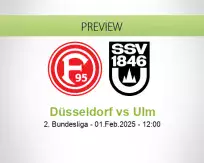 Düsseldorf Ulm betting prediction (01 February 2025)