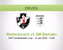 Stellenbosch SM Bamako betting prediction (12 January 2025)