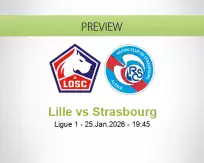 Lille Strasbourg betting prediction (25 January 2026)