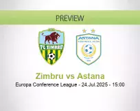 Zimbru Astana betting prediction (31 July 2025)