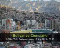 Bolívar Cienciano betting prediction (14 August 2025)