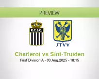 Charleroi Sint-Truiden betting prediction (03 August 2025)