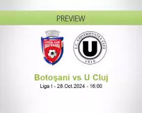 Botoşani U Cluj betting prediction (28 October 2024)