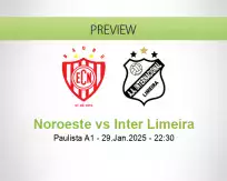 Noroeste Inter Limeira betting prediction (30 January 2025)