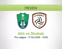 Ahli vs Shabab