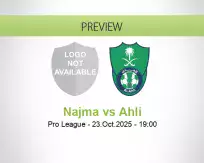 Najma vs Ahli