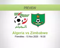 Algeria Zimbabwe betting prediction (13 November 2025)