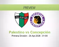 Palestino vs Concepción
